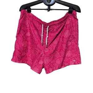 Southern Marsh Dockside Swim Trunk, Men’s, Red, Peach Colors, Quickdry, Size med